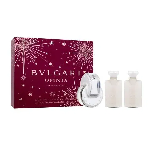 Bvlgari Omnia Crystalline Set toaletna voda 40 ml + losjon za telo 2 x 40 ml za ženske