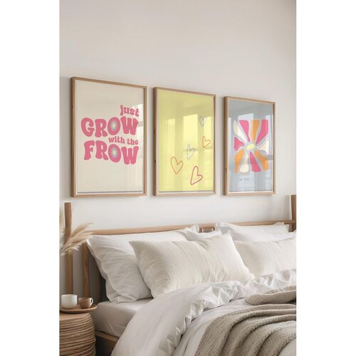 WALLXPERT Ç-300389 - 5070 višenamenski set dekorativnih slika (3 komada) Cene