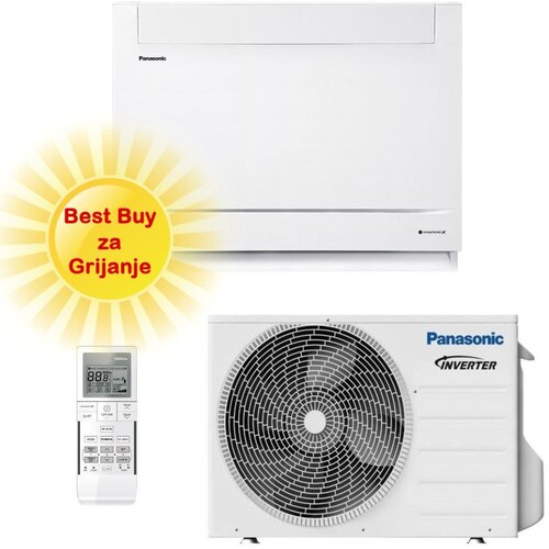Panasonic KLIMA UREĐAJ 2,5 kW KIT-Z25UFE - Podna/parapetna Inverter +, za prostor do 25m2, A++ energetska klasa, R-32 Cijene