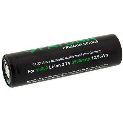 Patona Akumulator 18650 Li-ion 3500 mAh PREMIUM 3,7V Slike