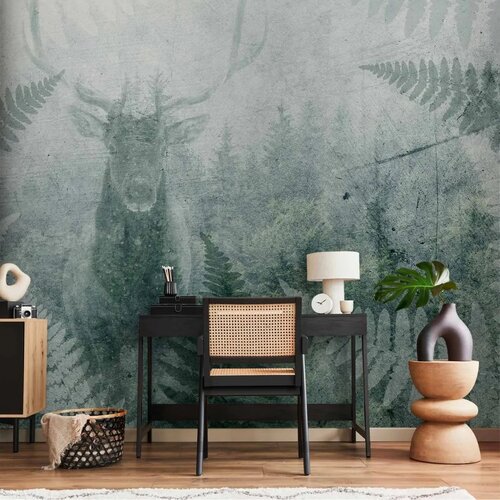  Foto tapeta - Deer in Ferns - Third Variant 100x70 Slike