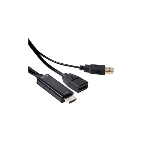 Club3d CAC-2330 HDMI adapter [1x mo&scaron;ki konektor HDMI - 1x ženski konektor DisplayPort] črna, (20430217) Cene