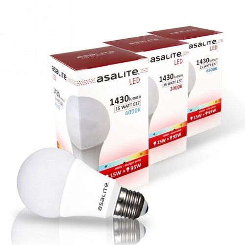 Asalite LED sijalka E27, 15W, 6500K Cene
