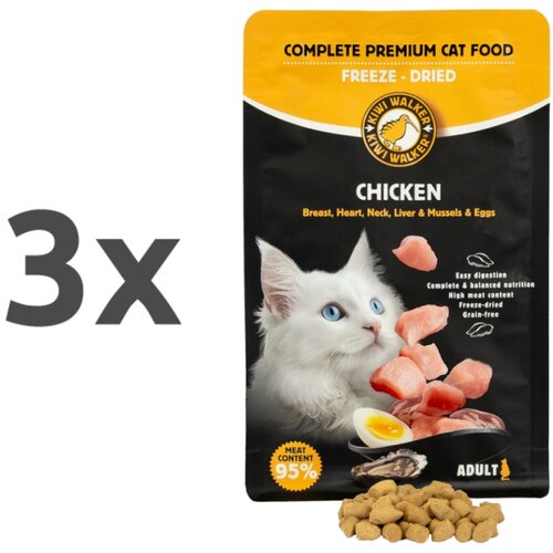 Kiwi Walker Freeze Dried hrana za odrasle mačke, pi&scaron;čanec - 150 g 3 x 150 g Cene