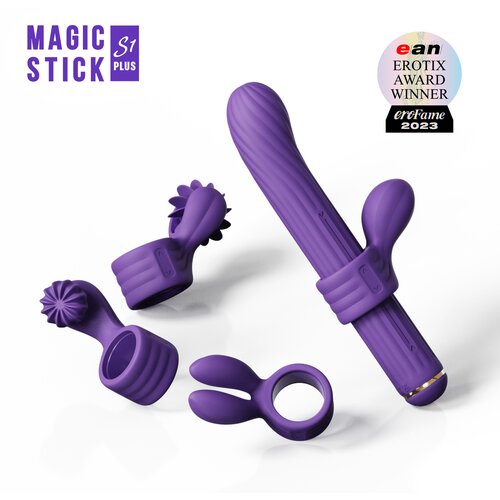 Otouch Rabbit vibrator Magic Stick S1 Plus, vijoličen Cene