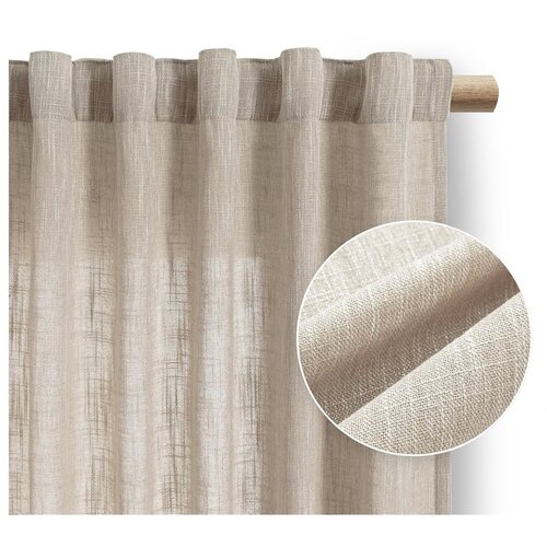 Restilo Bež zavesa 140x250 cm Valeta &amp;ndash; Slike