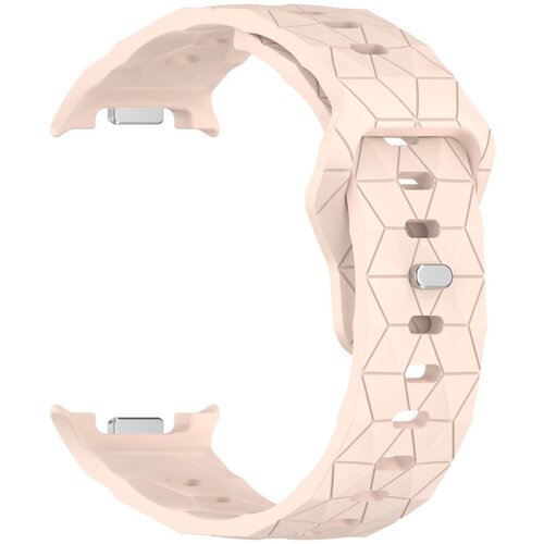 INF Združljiv s Samsung Galaxy Watch8/Watch8 Classic silikonski pašček z nogometno teksturo Pink, (5000079708) Cene