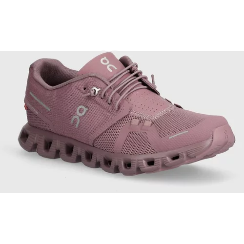 On-running Tekaški čevlji On-running Cloud 5 vijolična barva, 5998022