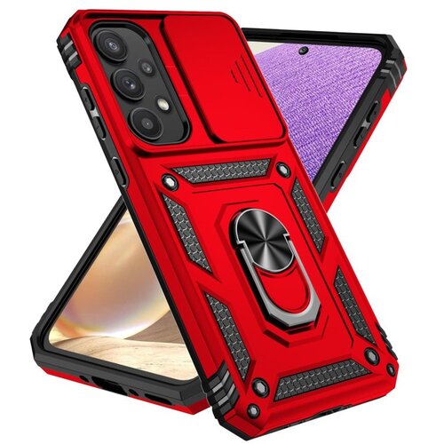  futrola hard protect sa prstenom za xiaomi redmi note 13 crvena Slike