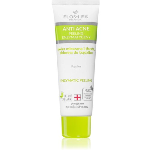 FlosLek Laboratorium Anti Acne Balance T-Zone encimski piling za mastno in mešano kožo 50 ml Cene