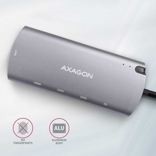 Axagon HMC-6M2, USB 3.2 Gen 1 hub, por Slike