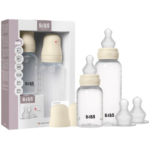 Bibs steklenička 150 in 270 ml, 2/1 Ivory Cene