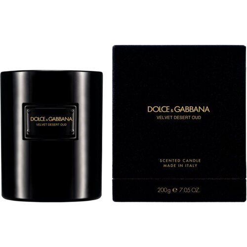 Dolce & Gabbana Velvet Desert Oud Scented Candle di&scaron;eča sveča 200 g Cene
