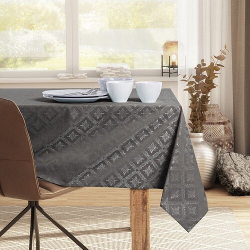 DecoKing stolnjak Maya 120x120 cm, smeđa Slike