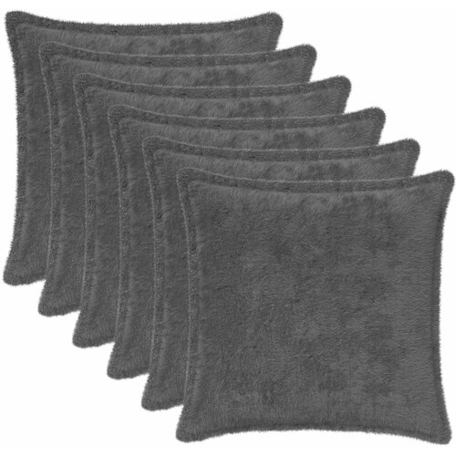 Presvlaka za jastuk 6 kom. HOUTEN Tamnosiva 35 x 35 cm Cijene