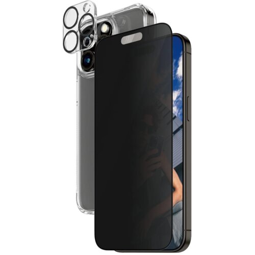 PanzerGlass Privacy 3-in-1-Pack iPhone 2023 6.7 Pro Max Prozirna za&scaron;tita za zaslon Apple 1 kom Cene
