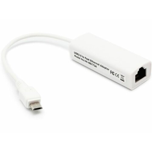 Gembird NIC-mU2-01 Micro USB 2.0 to LAN adapter za mobilne uređaje (mrežna kartica) adapter Cene