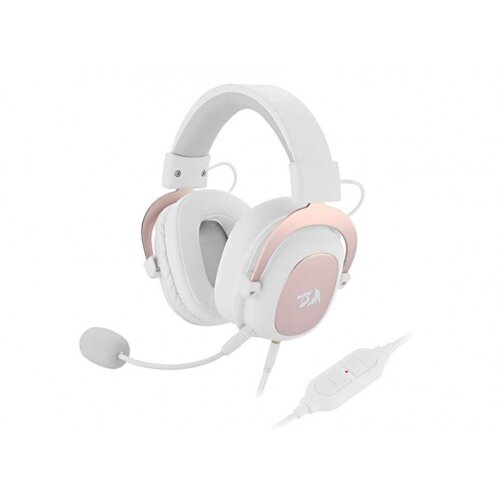 Redragon &amp;ndash; Gaming slu&amp;scaron;alice sa mikrofonom Zeus 2 H510W-1 White Slike