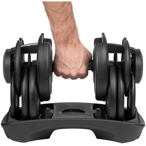 Rebel Active RBA-2303 &amp;ndash; Podesiva enoročna utež 2,5&amp;ndash;24 kg, avtomatsko nastavljanje, 15 ravni teže Slike