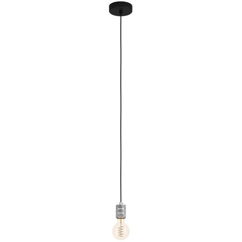 Eglo Yorth viseća lampa E27, crna/mat srebrna, 43802 Slike