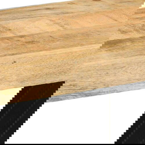 vidaXL Stenska polica 70x33x35 cm Masivni surovi les Mango Cene