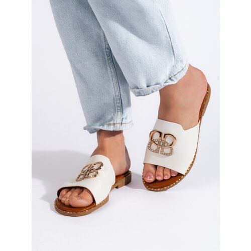 Shelvt Stylish white women's flip-flops Cijene