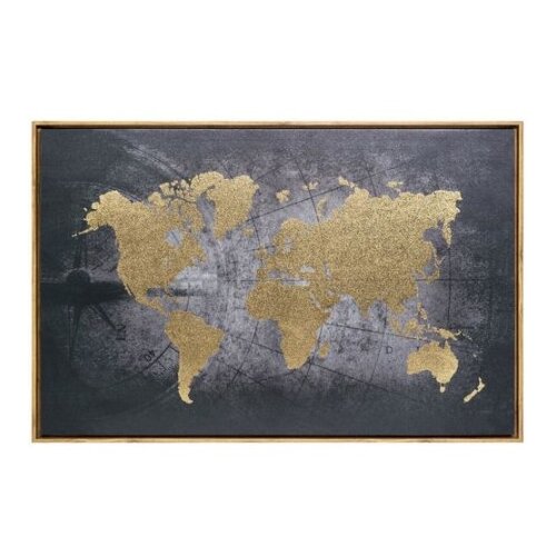 Atmosphera slika sa ramom na platnu world 58x88 cm mdf e1/polister ( 162269 ) Cene