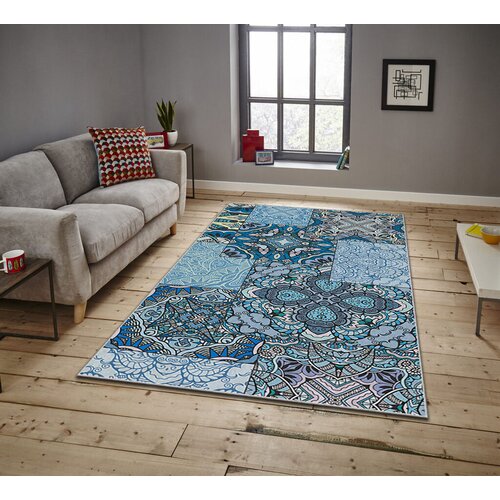 Conceptum Hypnose Tepih Asr Crpt-111, Pravougaoni, 100 x 180 cm, Plavi Cijene