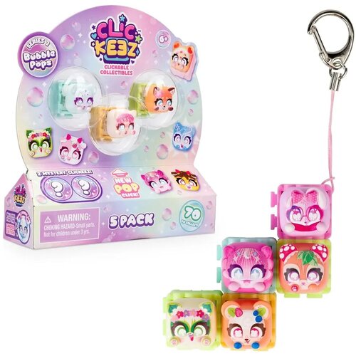 CLICKEEZ Bubble Pops &ndash; 3. sezona, komplet 5 zbirateljskih figuric Cene