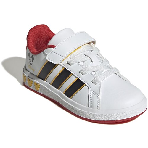 Adidas Patike za dečake Grand Court Mickey El K, JQ8067, Crveno-bele Cene