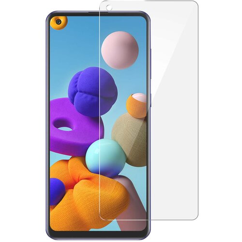 AVIZAR Samsung Galaxy A21s 9H odporna fleksibilna steklena folija, ultra tanka in 100 % lepljiva - prozorna, (20629004) Cene
