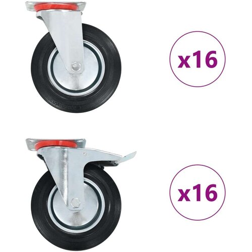 vidaXL Okretni kotačići 32 kom 200 mm Cijene