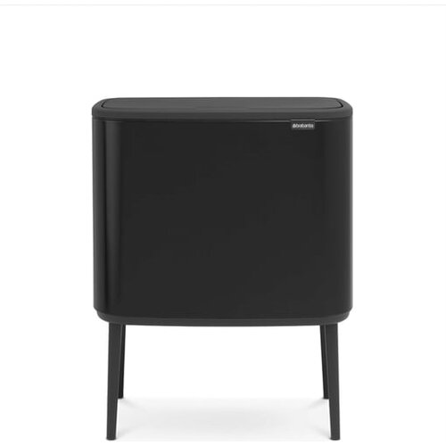 Brabantia Bo Touch Bin 3x11 litrov s tremi vložki iz umetne mase - Matt Black Cene