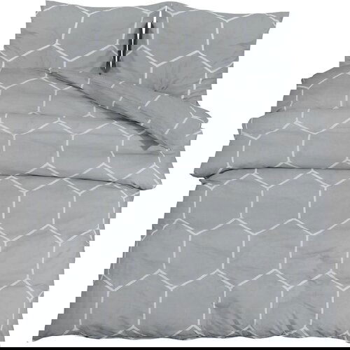 Maison Chic Komplet posteljnine - Posteljnina siva 240x220 cm bombaž, (21786784) Cene