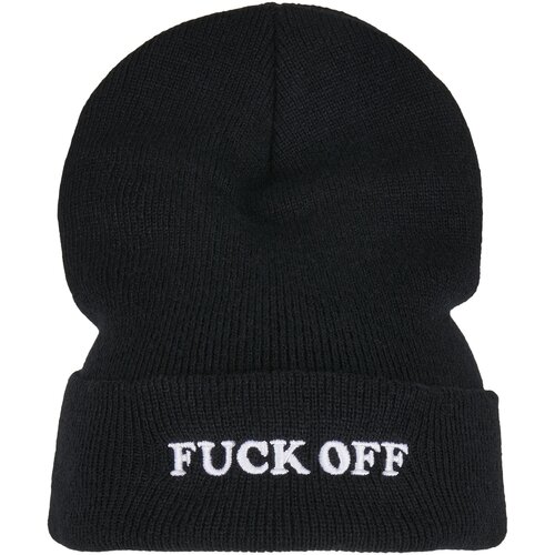 MT Accessoires Fuck Off Beanie Black/White Slike