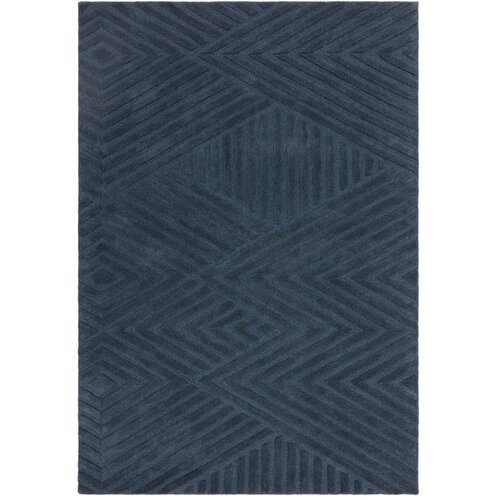 Asiatic Carpets Temno modra volnena preproga 160x230 cm Hague &amp;ndash; Slike