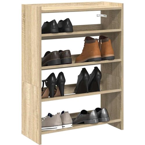 vidaXL Stalak za cipele boja hrasta 80x25x61,5 cm konstruirano drvo Cijene