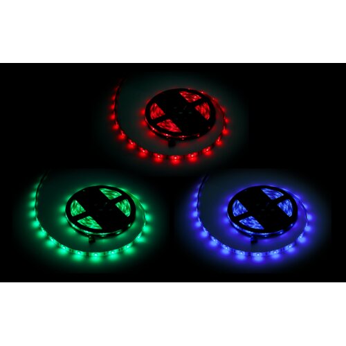 Rebel 5m RGB LED niz (150x5050 SMD), vodootporan -- bijeli PCB Slike