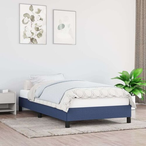  Za krevet plavi 90x200 cm od tkanine Slike