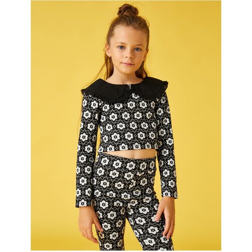 Koton Crop T-Shirt Long Sleeve, Baby Collar Slike