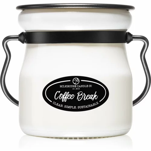 Milkhouse Candle Co. Creamery Coffee Break dišeča sveča Cream Jar 142 g