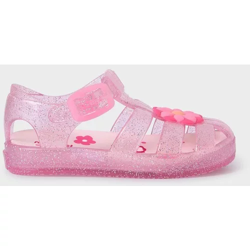 Mayoral Otroški sandali roza barva