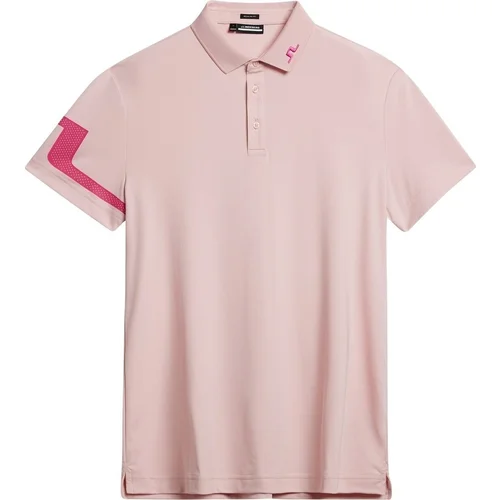 J.Lindeberg Heath Regular Fit Polo Powder Pink XL