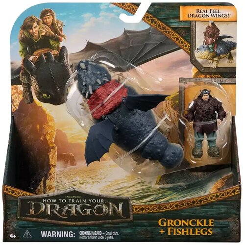 Spin Master Kako izdresirati zmaja: Gronckle i Fishlegs figurica set - Cene