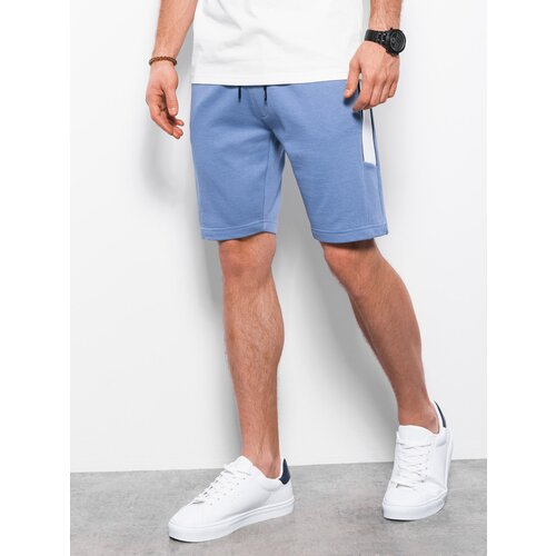 Ombre Men's sweat shorts with piping Slike