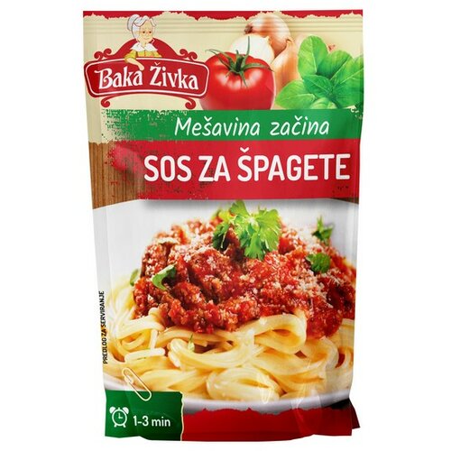Baka Živka začin za špagete sos, 60g Cene