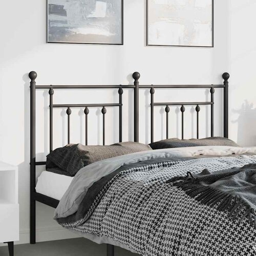  Metalno zamjensko uzglavlje crno 135 cm Cene