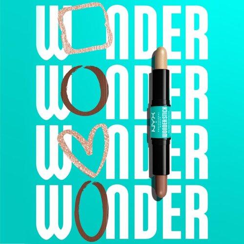 NYX Professional Makeup wonder stick dual face lift stik za hajlajt i konture wsr01 fair Slike