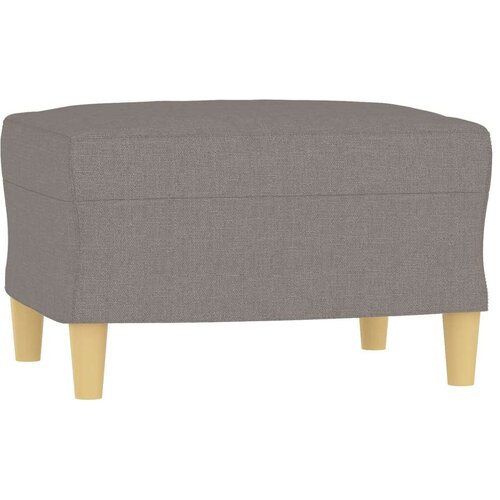  3-dijelni set sofa s jastucima smeđesivi od tkanine Slike
