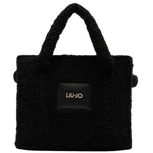 Liu Jo crna ženska teddy torba Cene